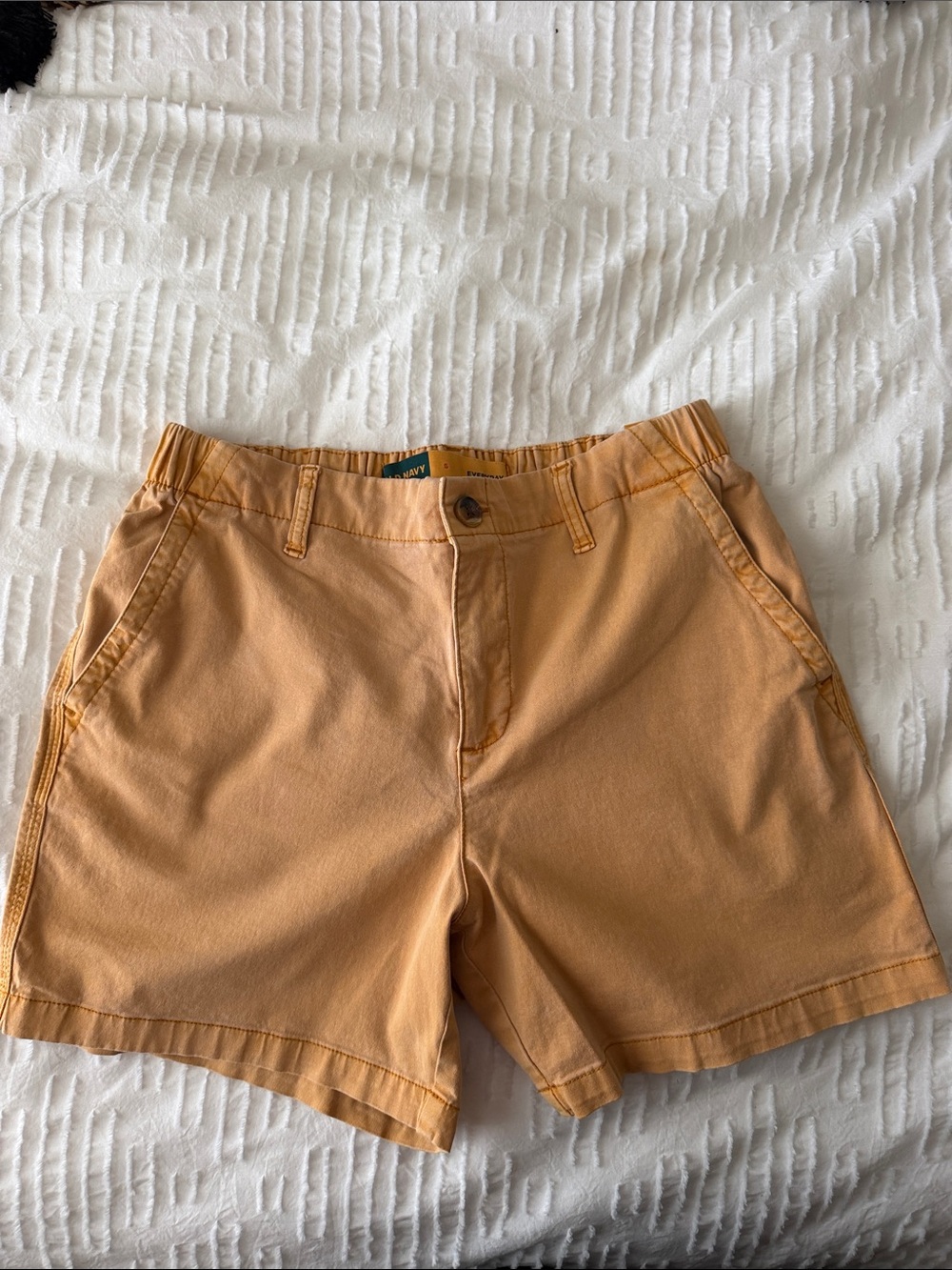 Women’s Casual Cotton Shorts in Marigold